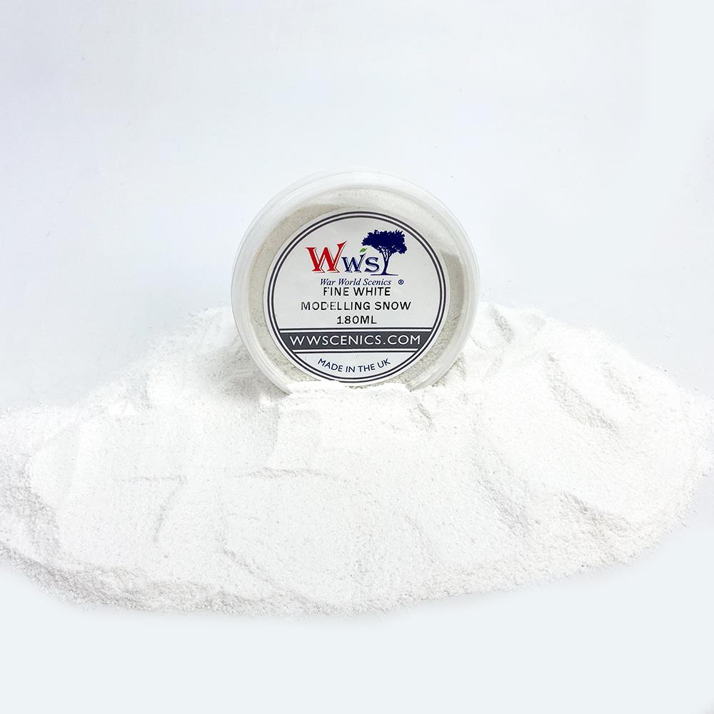 Fine White Modelling Snow | Wargame Scenery & Basing Material