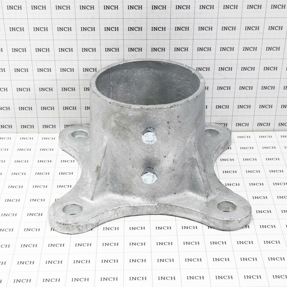 4" Floor Flange w/ 2 Set Screws
