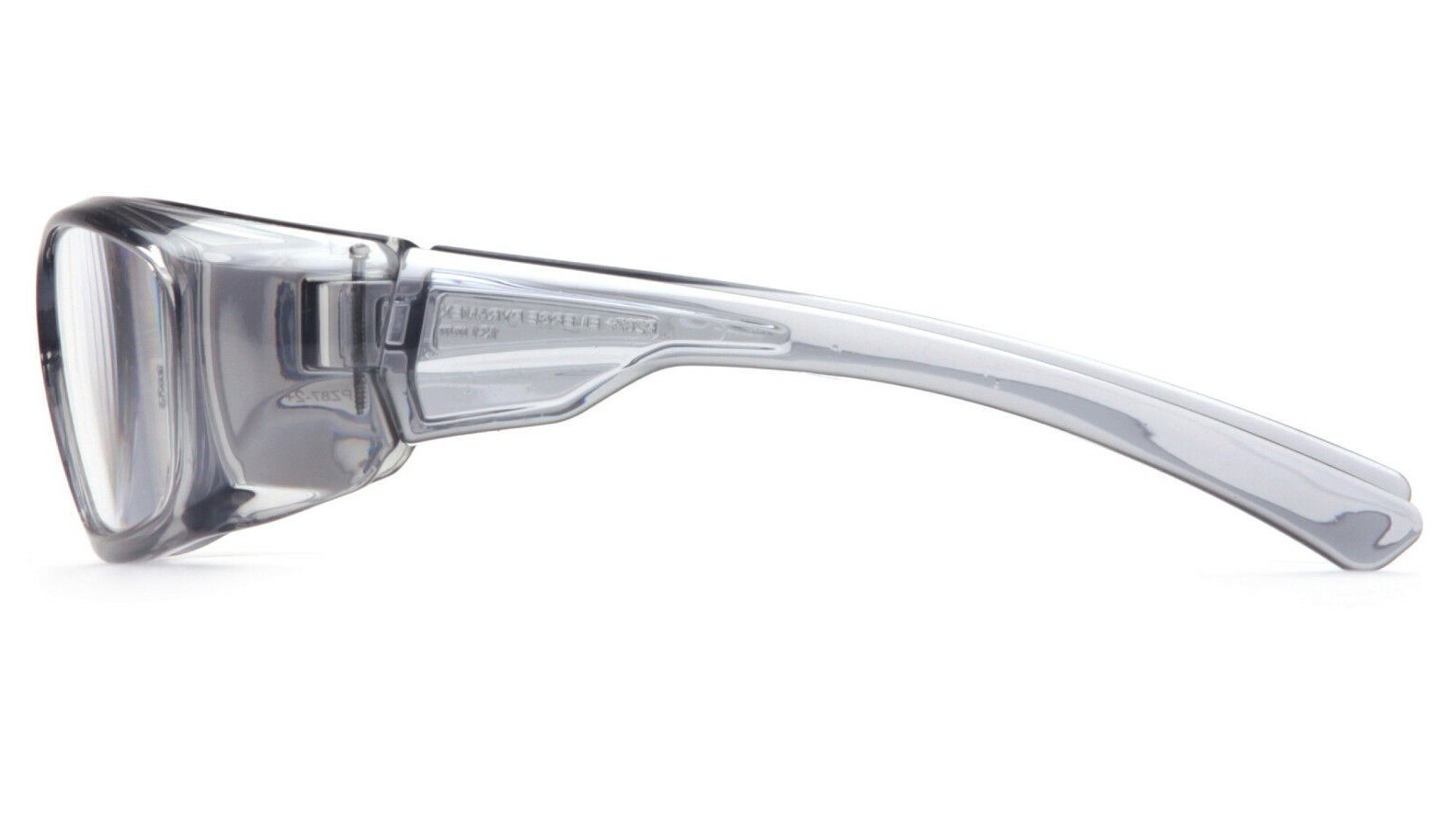 EMERGE Full Magnifying Protective Reading Safety Glasses FULL READERS Gray/Black