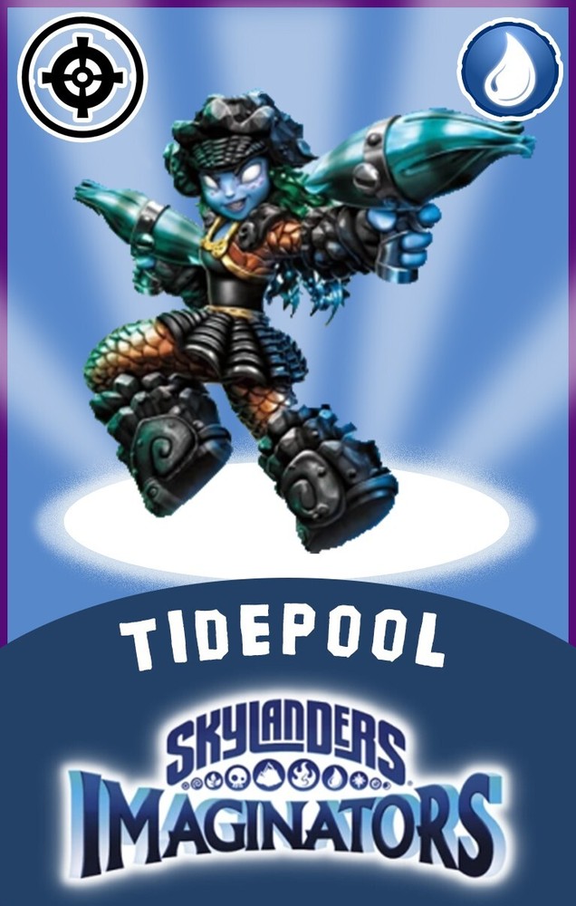 Skylanders Imaginators Tidepool NFC Card