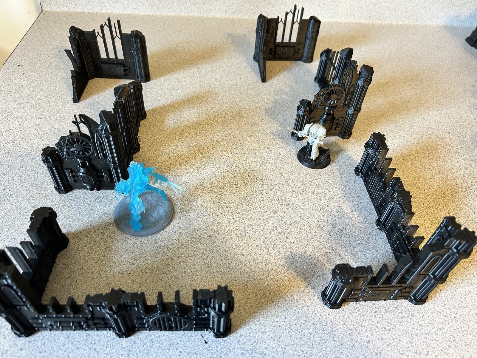 Large 17 Piece Ruin Terrain Set lot For Warhammer 40k Kill Team Trench Crusade