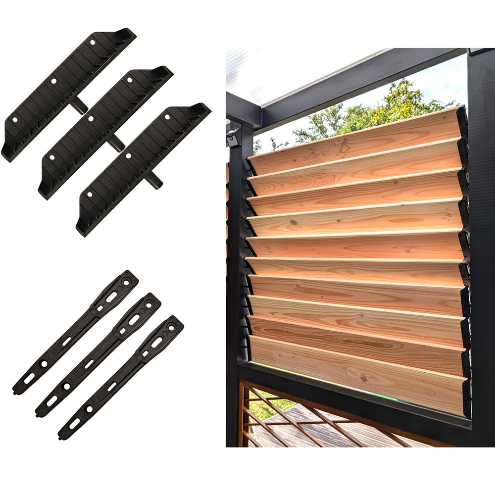 Louver Bracket Kit, Deck Sunblind System, Shutters Hardware Syste...2 Pack
