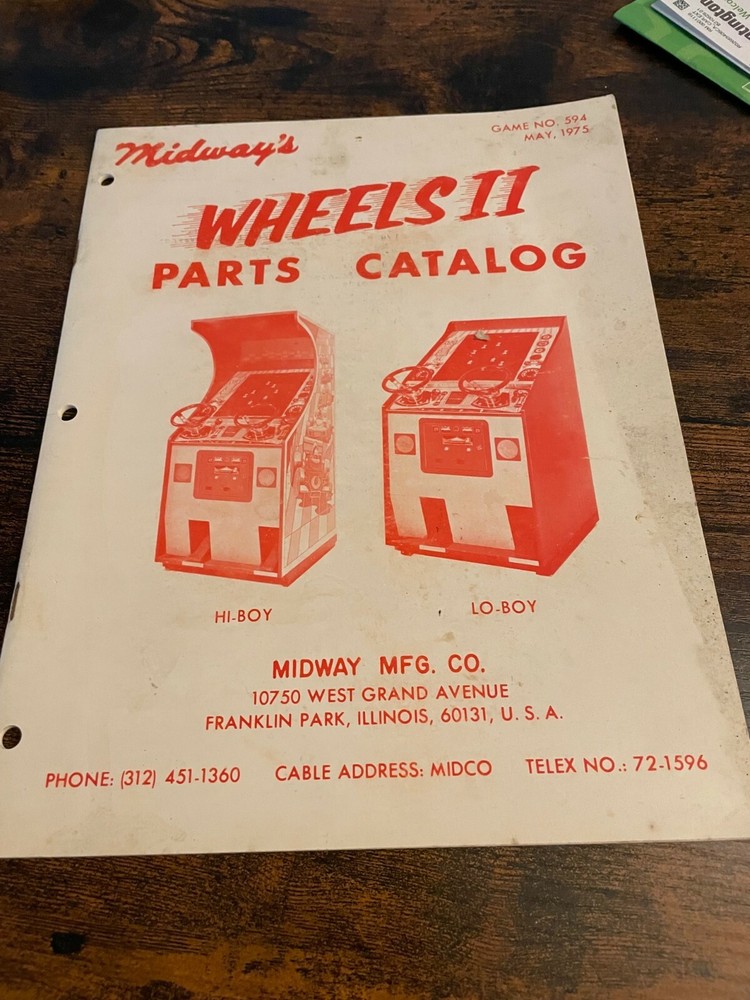 Midway's Wheels II Parts Catalog