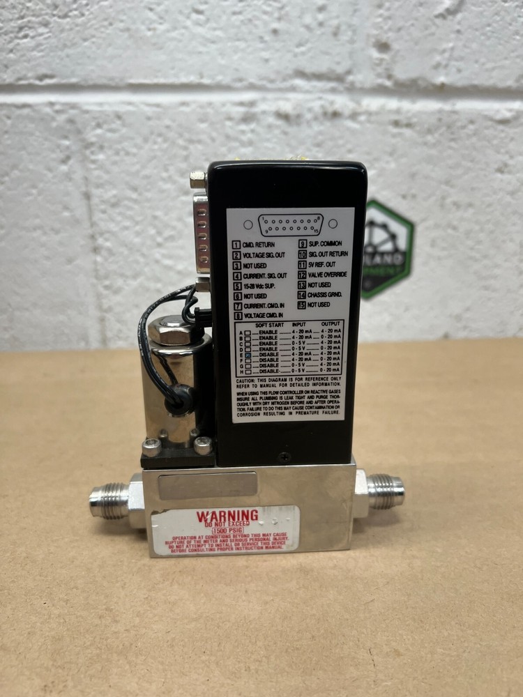 Brooks 5850i Mass Flow Controller, 15,000 SCCM Flow, Nitrogen