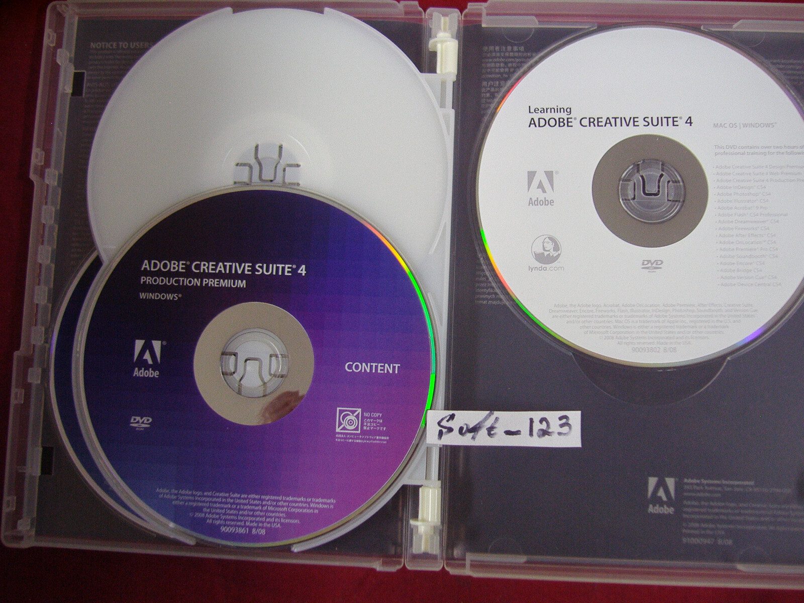 Adobe Creative Suite 4 Production Premium For Windows Full Retai DVD Version