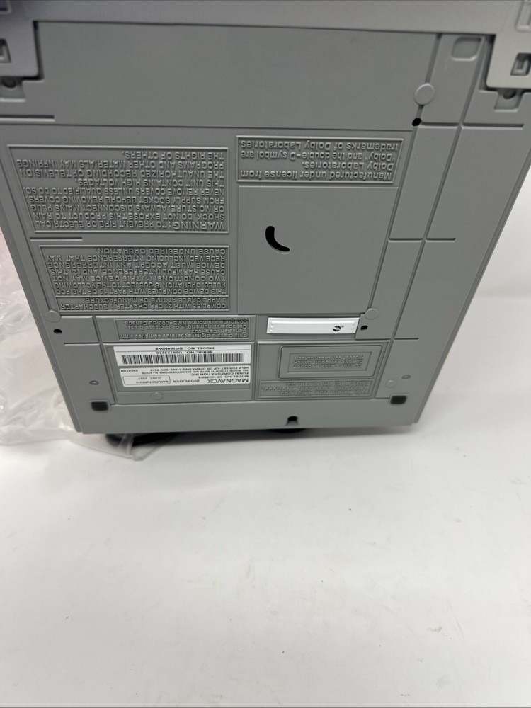 Magnavox DVD Player DP100MW8 Remote Power Cable