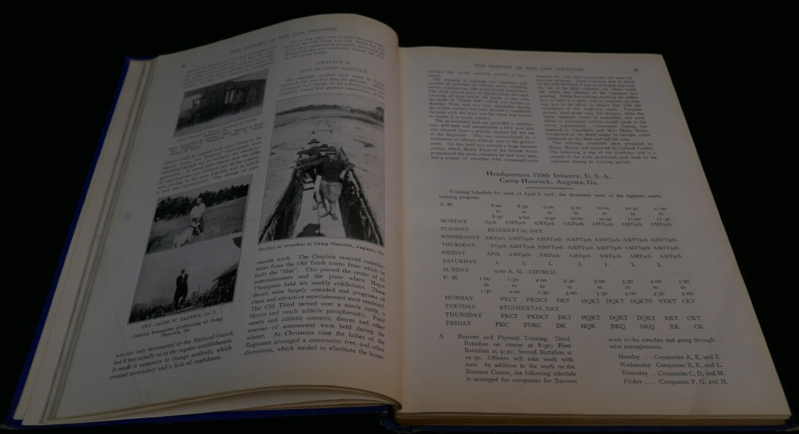 History Of The 110th Infantry (10th PA) Of The 28th Division Book, 1920 First Ed