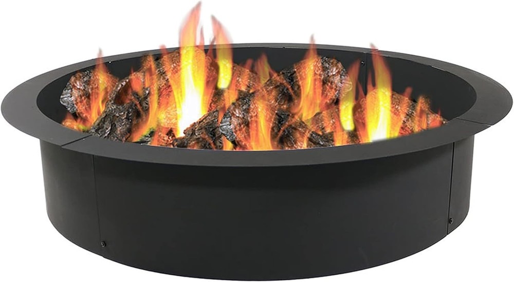 Customizable 36-Inch Fire Pit Insert - Easy Assembly with Safety Features