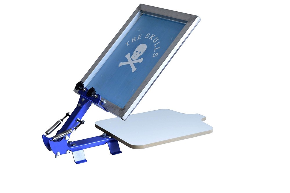 Techtongda 1 Color 1 Station Screen Printing Table Press Kit Machine Silk Screen