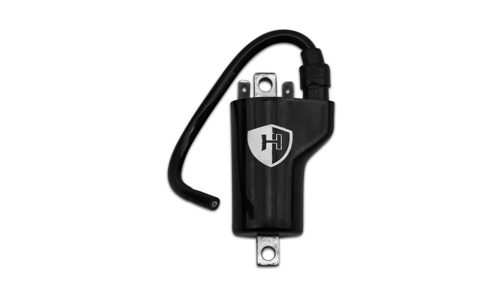 Ignition Coil 12v CDI Single Lead 2 Terminals (80mm) Thin