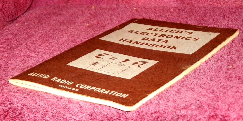 Vintage 1956 Allied's Electronics Data Handbook