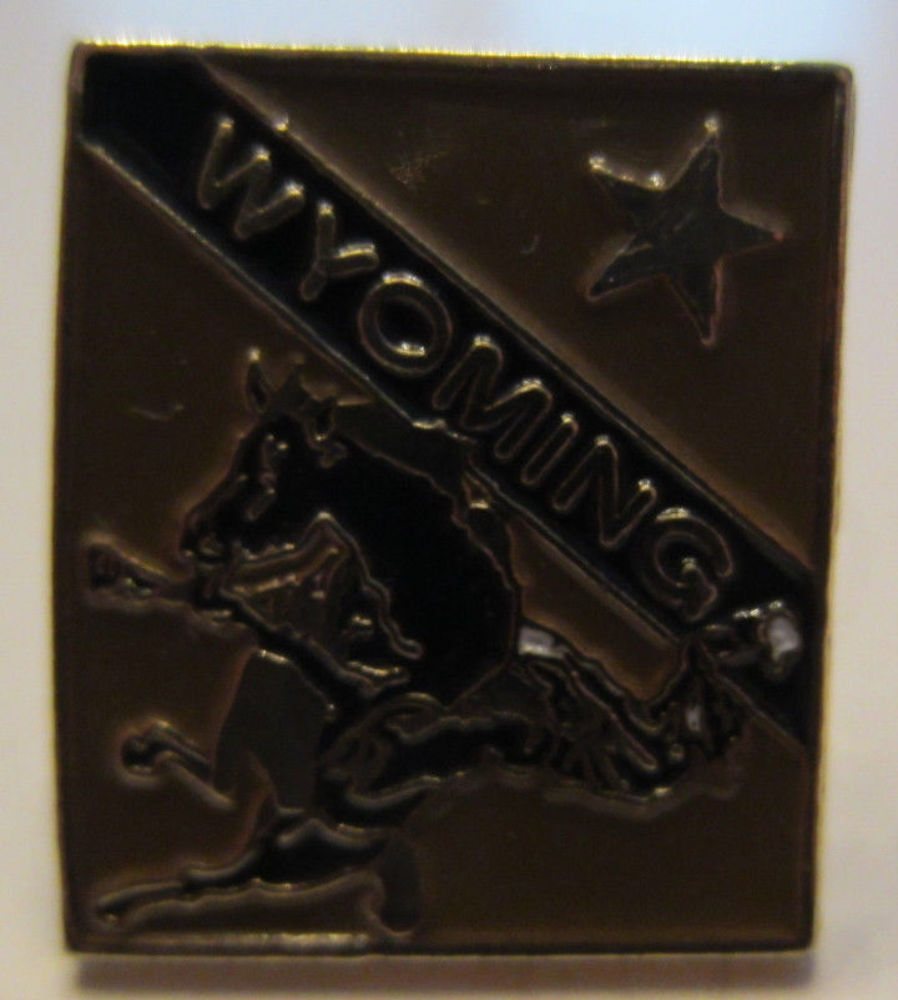 State Wyoming Hat Lapel Pin