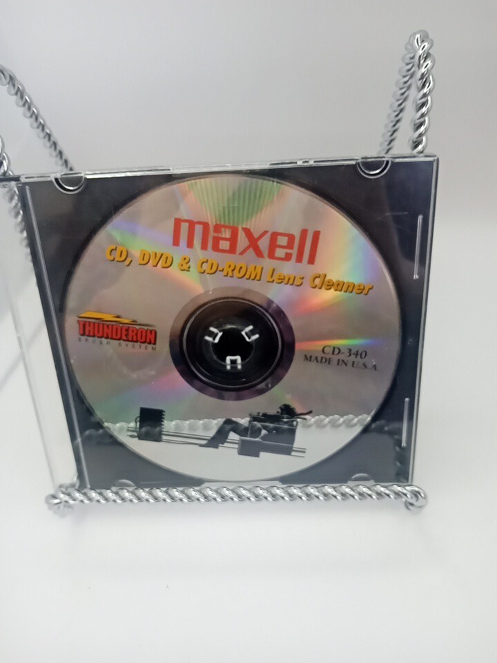 Maxwell CD DVD & CD-ROM Lens Cleaner Thunderon Brush System CD-340