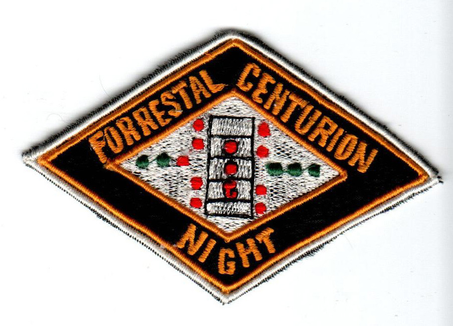USN Theatre Made USS Forrestal Night Centurion  Squadron Patch