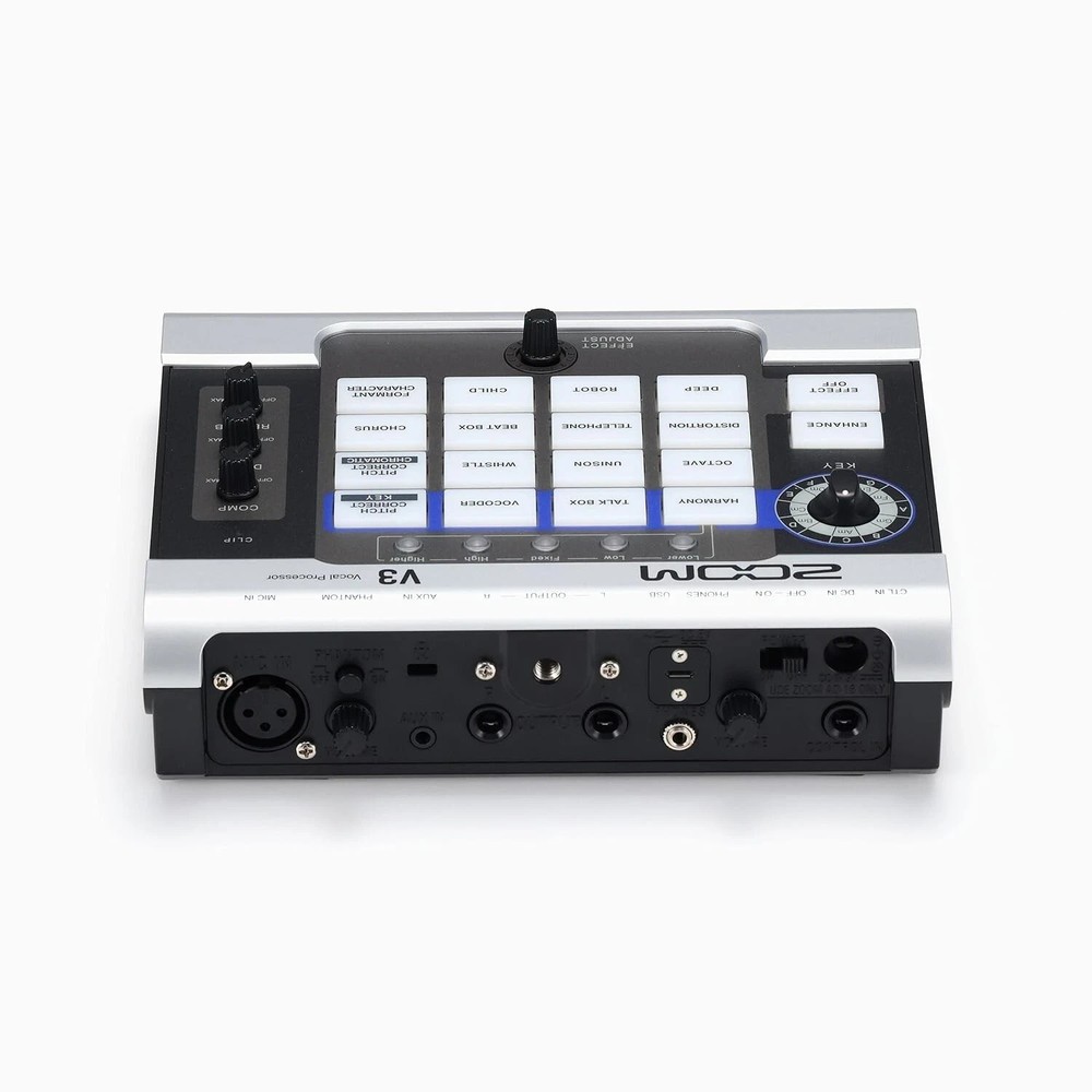 ZOOM V3 Vocal Processor Voice Effects Voice Changer Multi-Effect