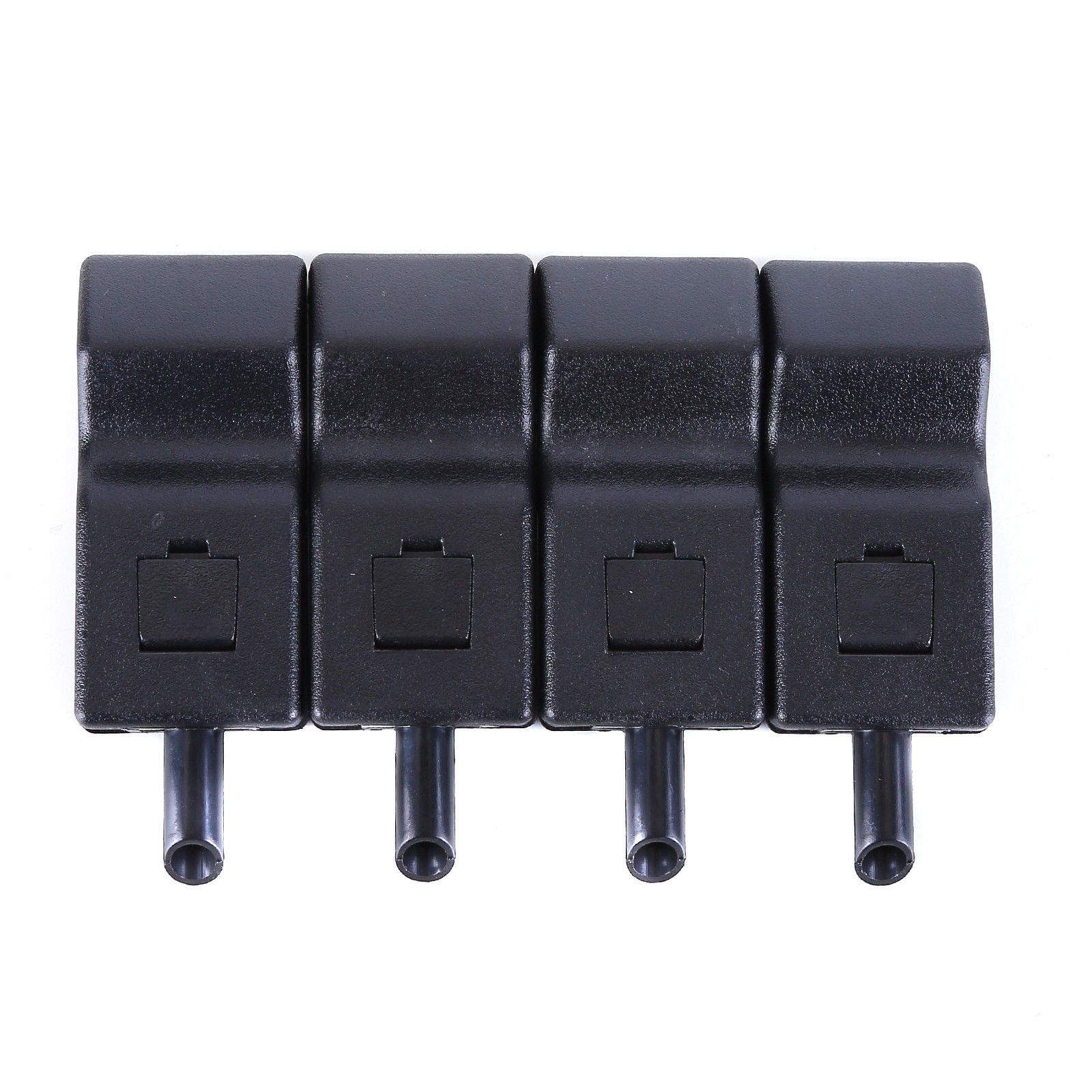 4PCS Door Lock Knobs Front/Rear Ebony For Chevy/GMC Silverado/Sierra 2007-2013