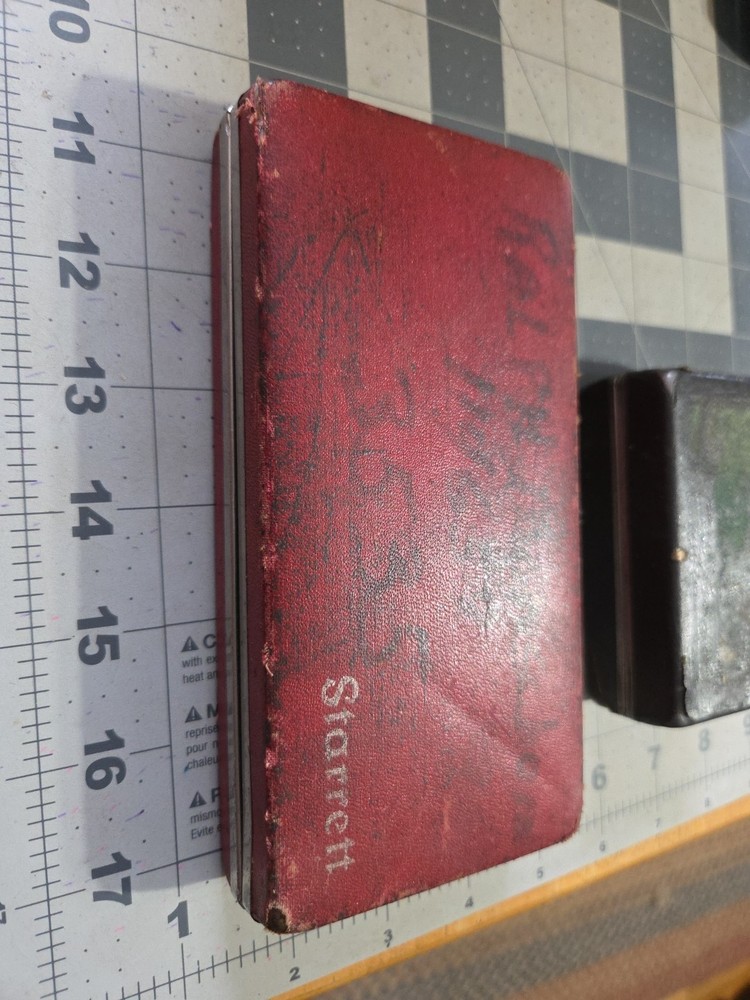 2 Vintage Empty Dial Indicator Boxes 1 Is Starrett As Is Lot