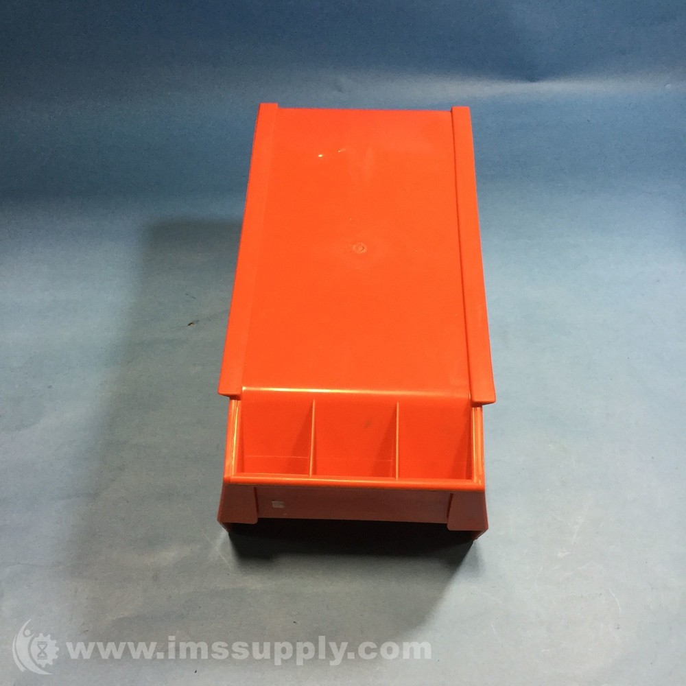 Integrated Plastics 30230 Color Red Tuff Bin Hang and Stack Bin USIP