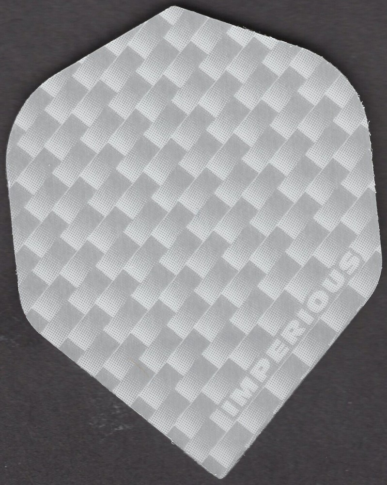 White Imperious Dart Flights: 3 per set