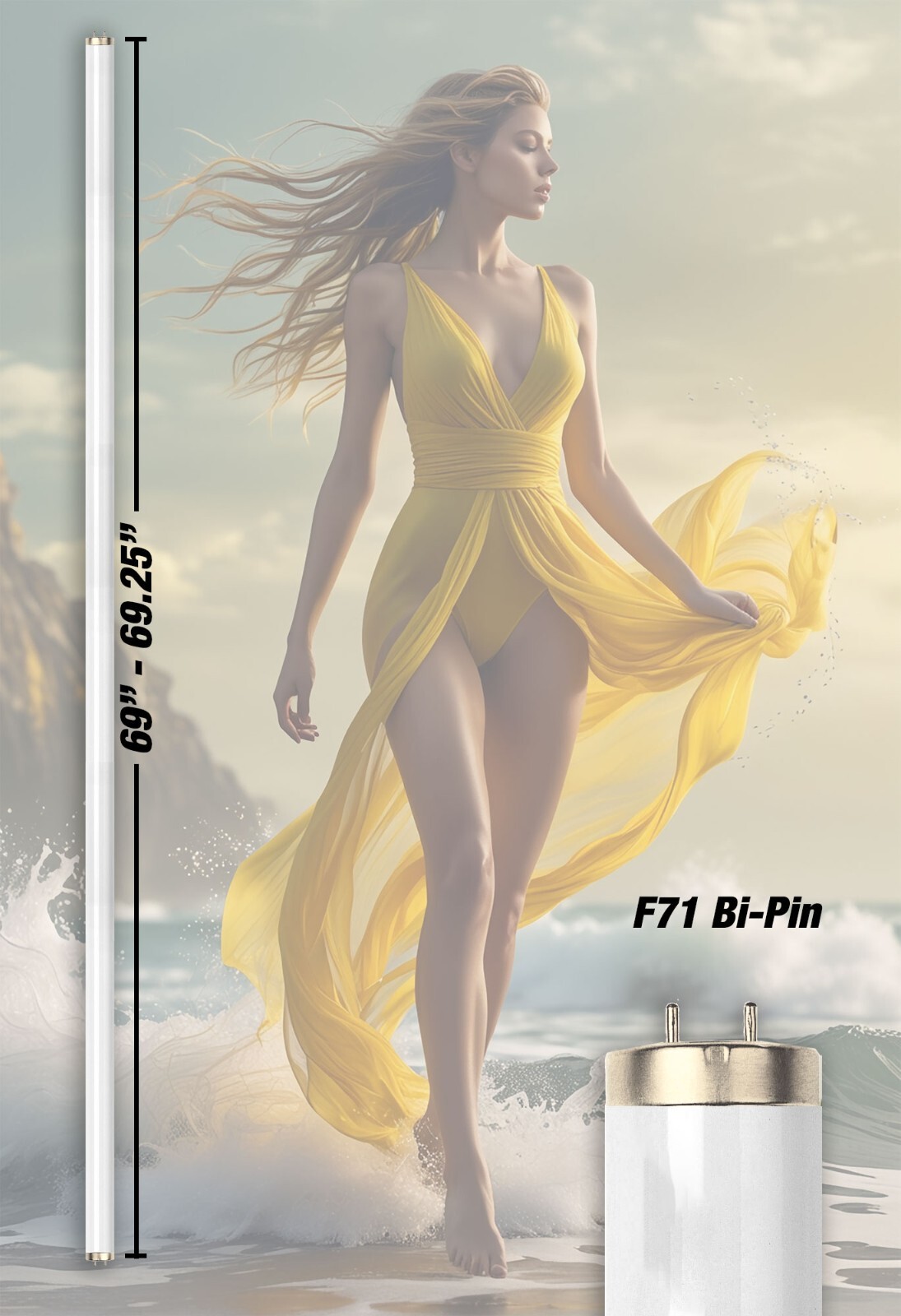 Wolff System GoldenBronze Plus F71T12 100W Bipin Tanning Bulbs - Wolff Bronzing!