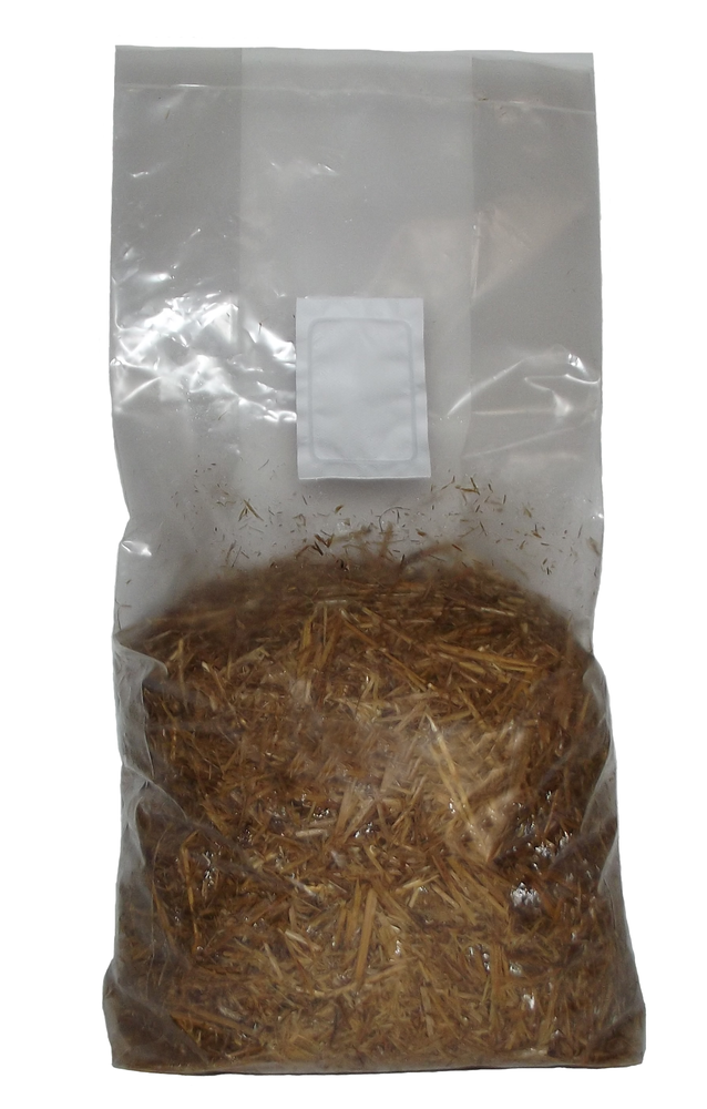 Pasteurized Straw Bulk Mushroom Substrate 5 lb grow bag