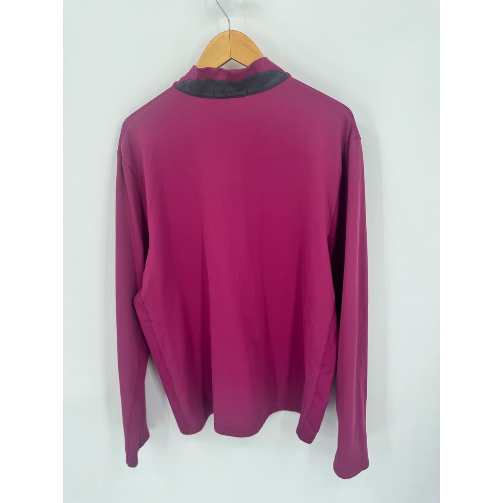 Greyson Men's XL Mock Neck Quarter Zip Pullover Golf Athletic Meadowsweet