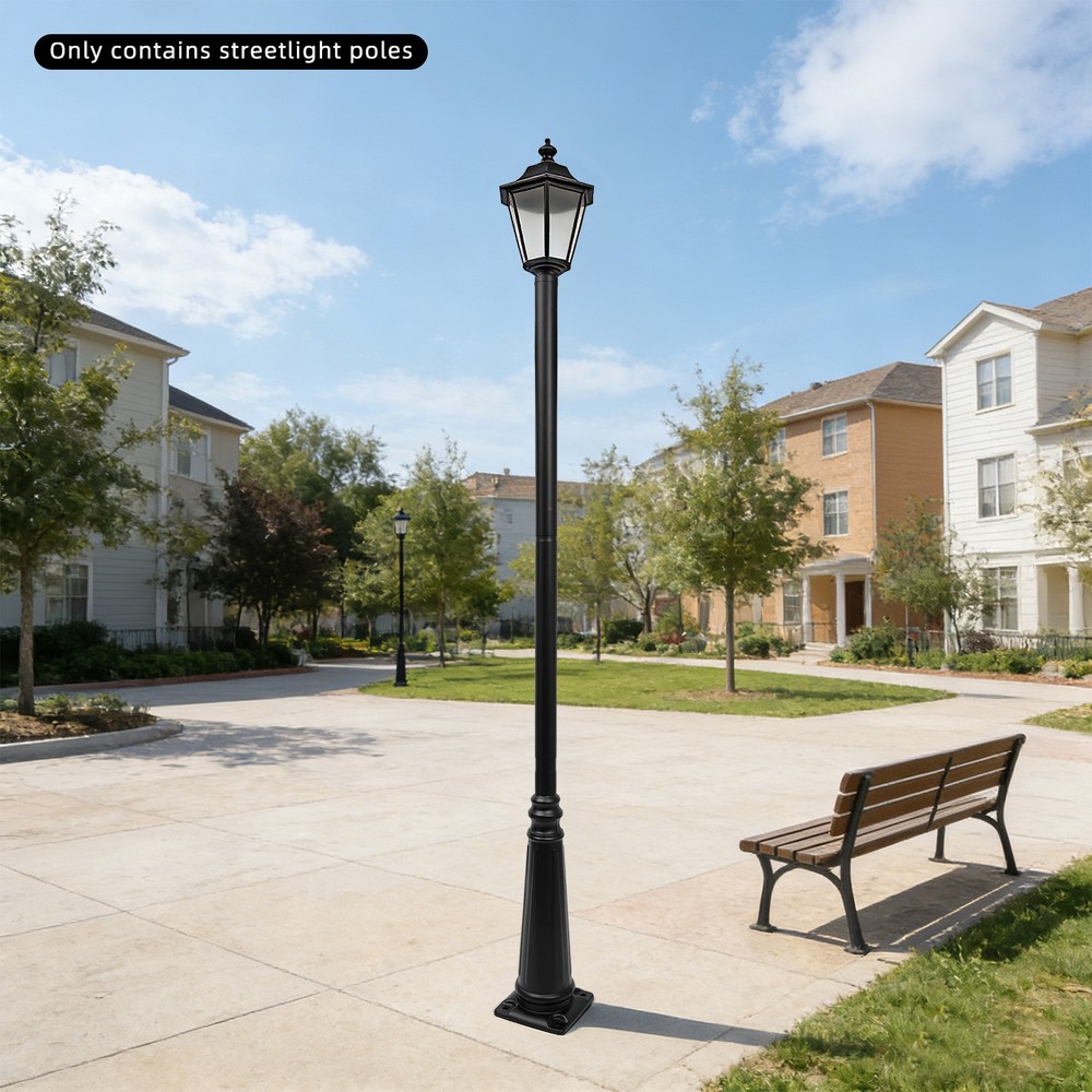 Light Post Split-Type Light Post Outdoor Light Post For Sidewalks, Driveways