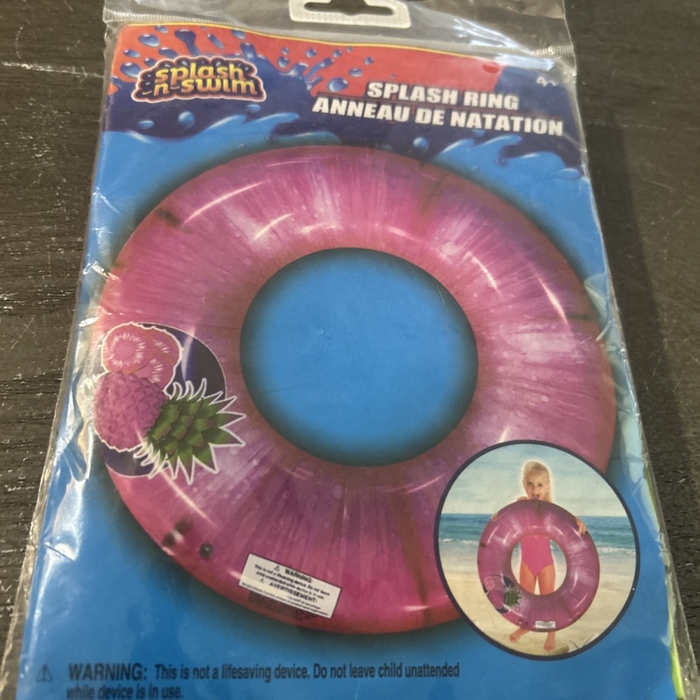 Splash N Swim Splash Ring Pink Pineapple