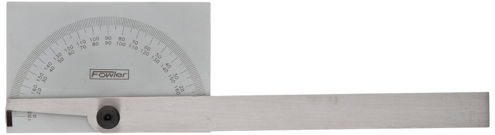 52-450-010-0, Protractor with Rectangular Head - 6"