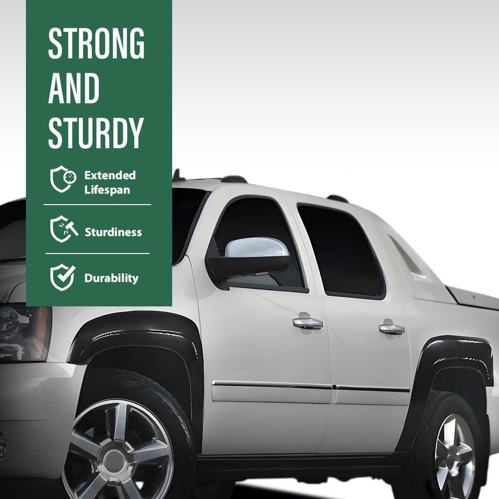 [4pcs] Fit For 2007-2013 Chevrolet Chevy Avalanche Wheel Fender Flares