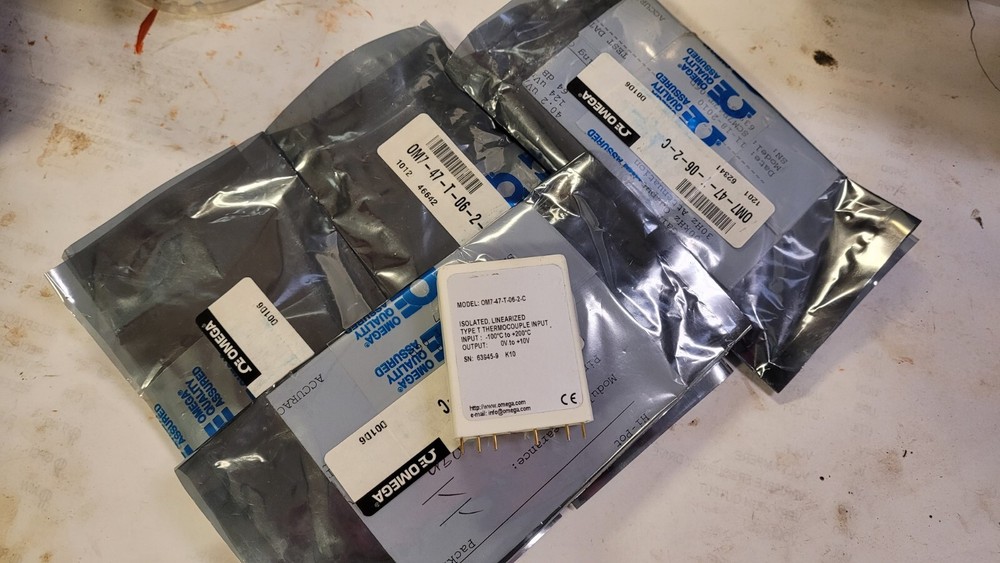 (2 Pc) Omega om7-47-t-06-2-c thermocouple input module