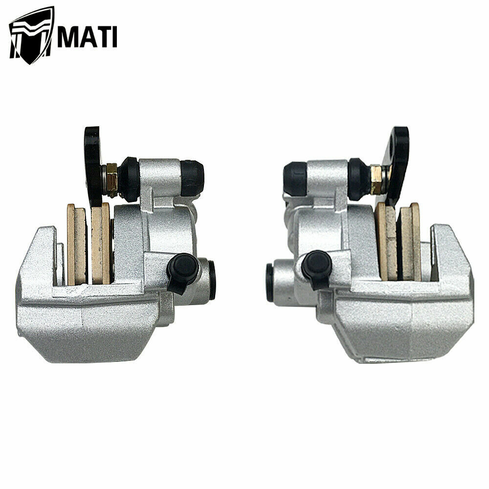 Front Brake Calipers & Pads for Honda Sportrax 400 TRX400EX TRX400X 1999-2014