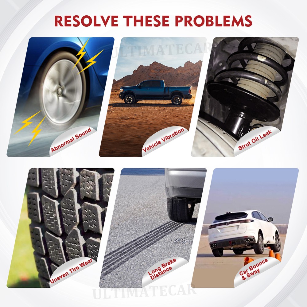 Set 2 Front Complete Shock Struts Absorber Assembly For 2011-2016 Buick LaCrosse