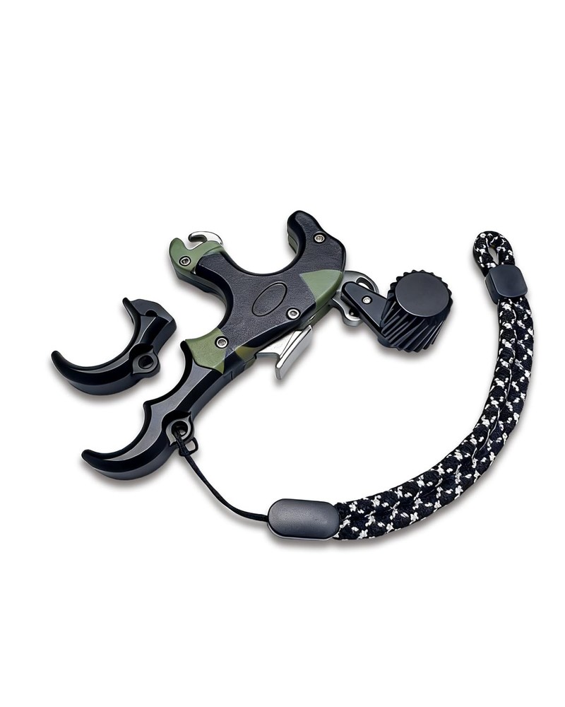 Best NOVASPARK Thumb Bow Release Aid for Compound 4 & 3 Finger Secure Hook CNC