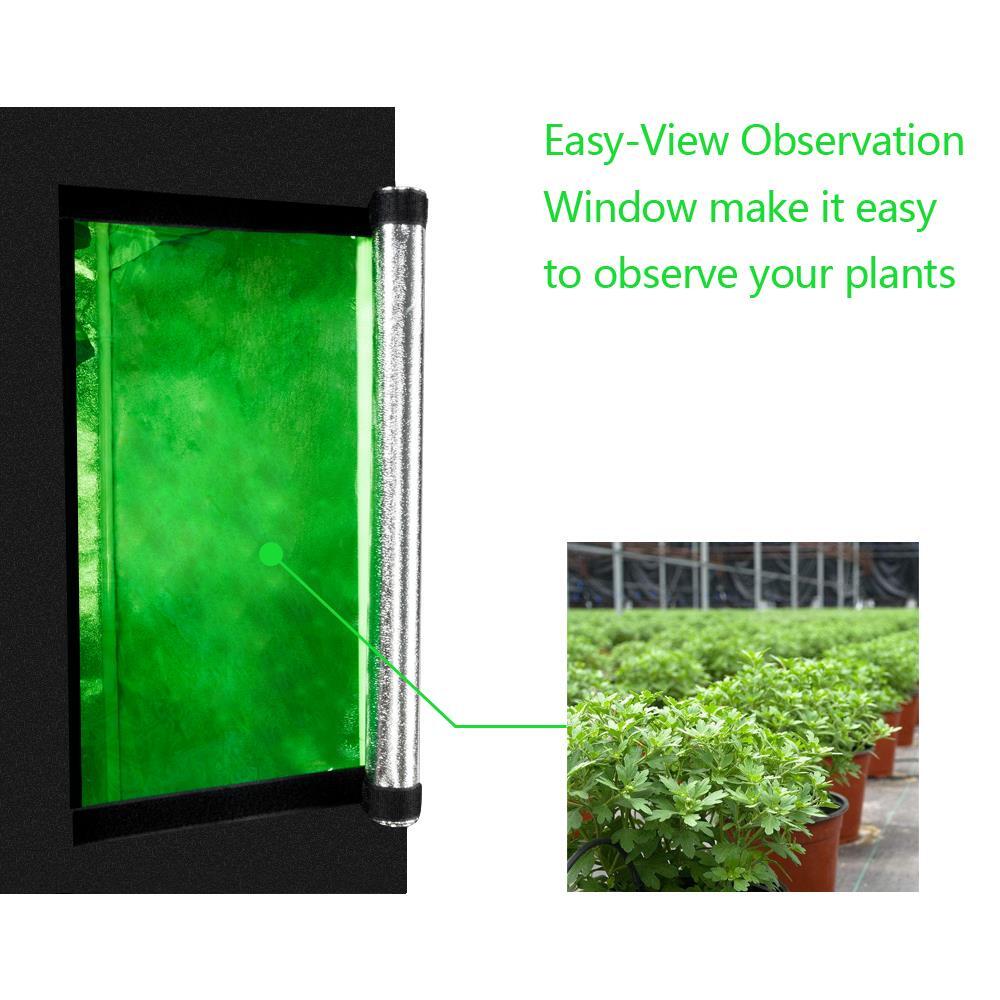 2' x 2' Indoor Grow Tent 100% Reflective 600D Mylar Hydroponics Gardening