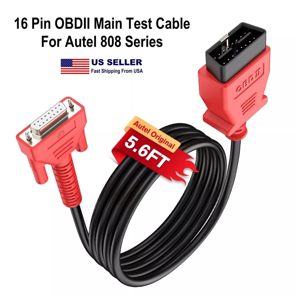 A.U.T.E.l OBD2 cable for  MaxiSys MS906 PRO MS906TS Replacement OBDII cable 5ft