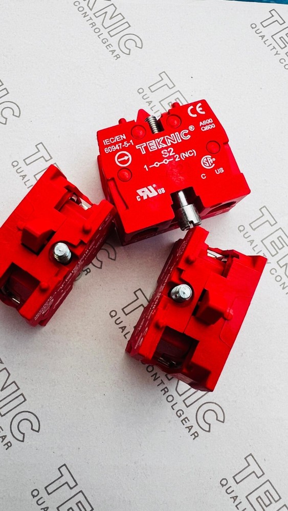 Teknic S2 Push Button Contact Block Units NC BLOCK PUSH BUTTON BLOCK