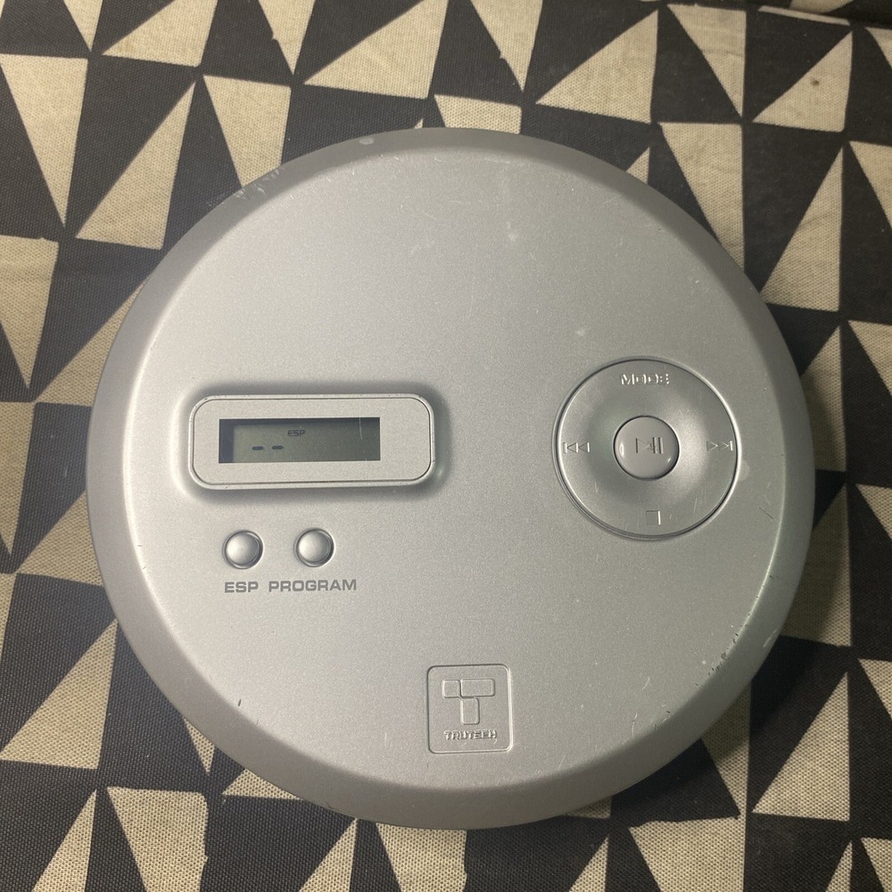 Portable CD Player Trutech Tru-Tech  Model T160-CD Silver - Read Description