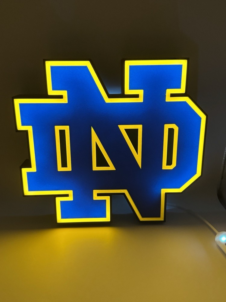 Notre Dame - Light Up LED Sign