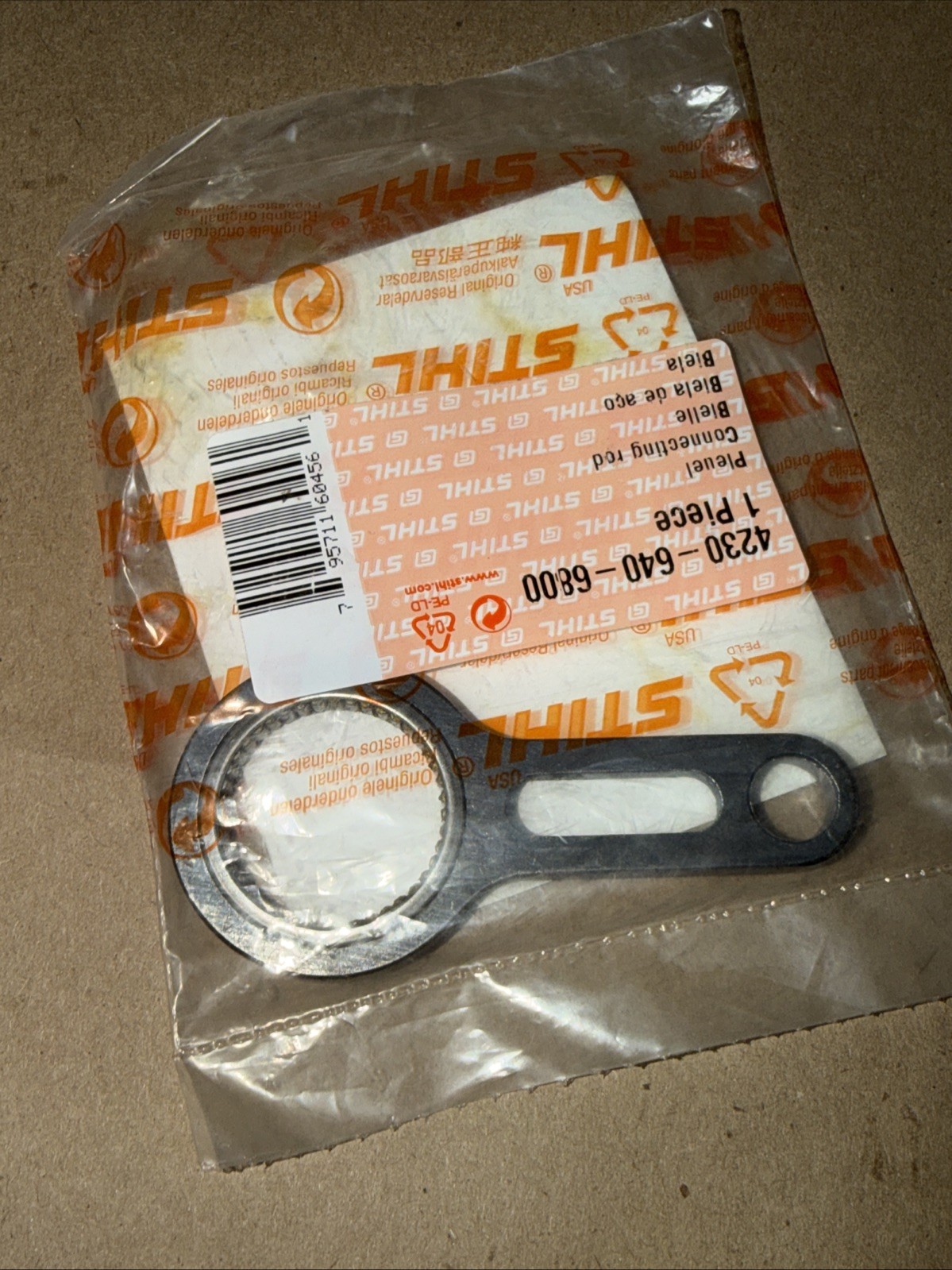 Stihl HL100 HL95 KMHL Hedge Trimmer Connecting Rod 4230 640 6800 OEM
