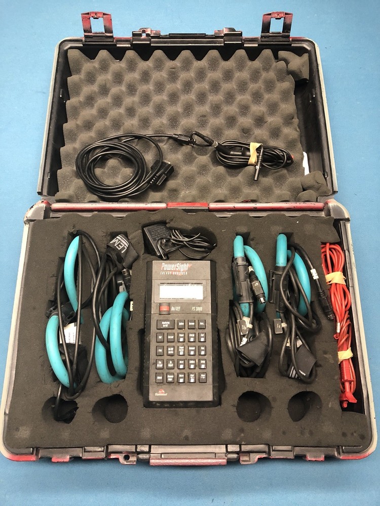 PS 3000 PowerSight Power Analyzer Kit with Case and Accessories !