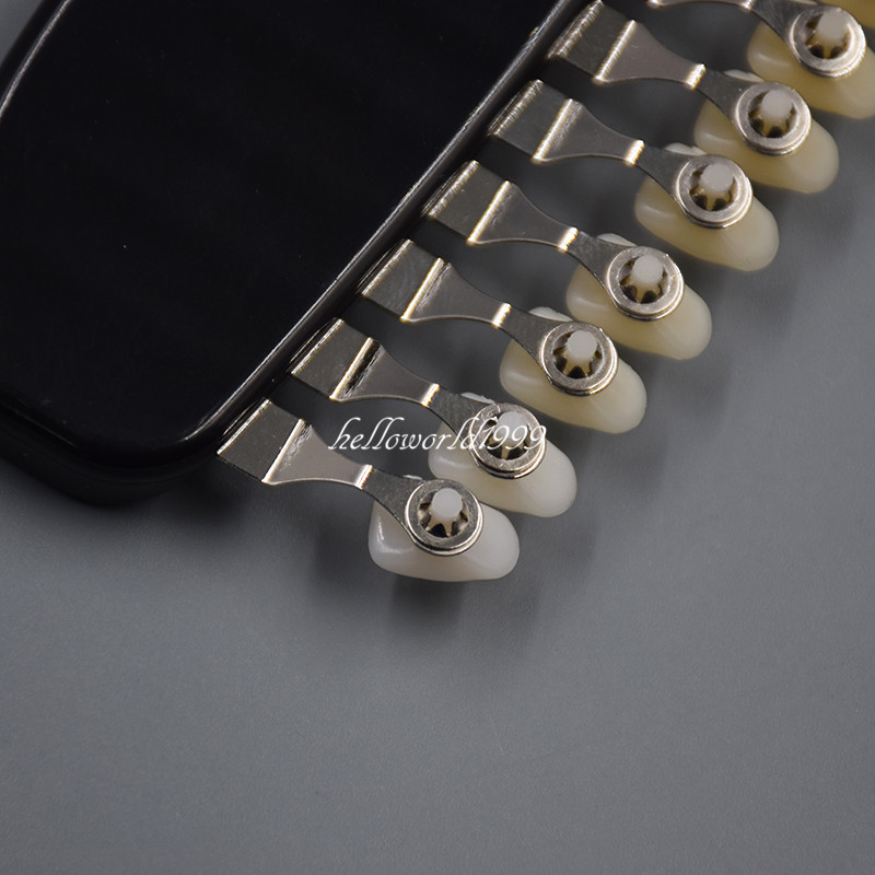 R-20 Dental Shade Guide Teeth Whitening Shadeguide Bleaching Mirror Bleaching