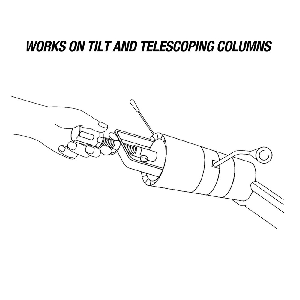 Steering Wheel Lock Plate Remover Tool for Tilt and Telescoping Columns
