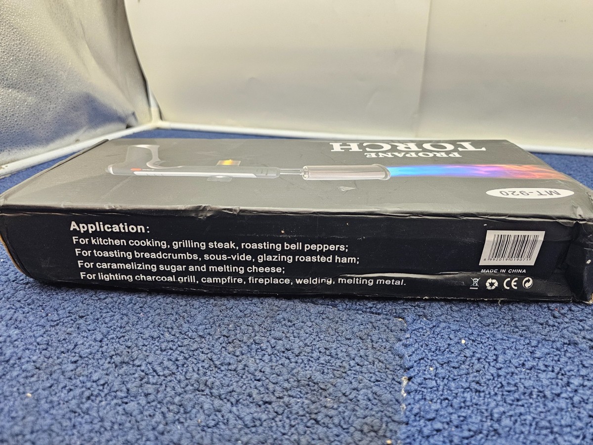 MT-920 Propane Torch Max Power Button & Safety Lock For Kitchen Cooking