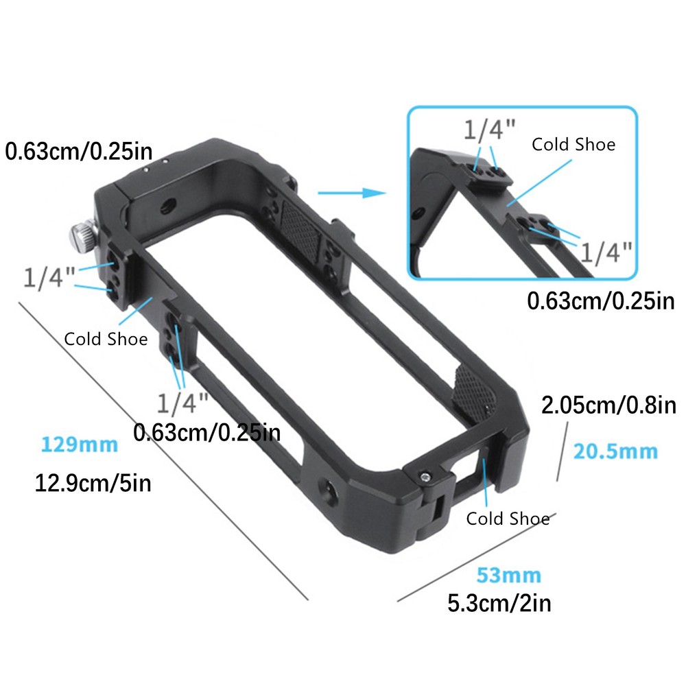 Durable Protector Frame Anti Scratch Housing Shell for insta360 ONE X2 Camera b