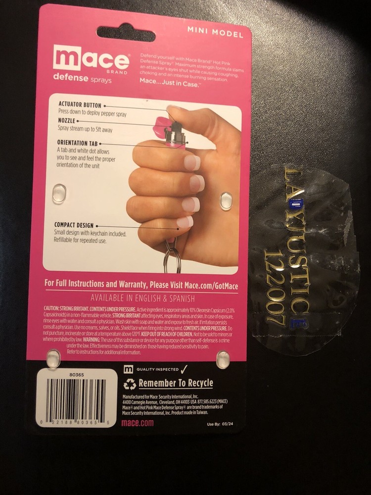 Mace® Pepper Spray Pocket Model OC Personal Security USA