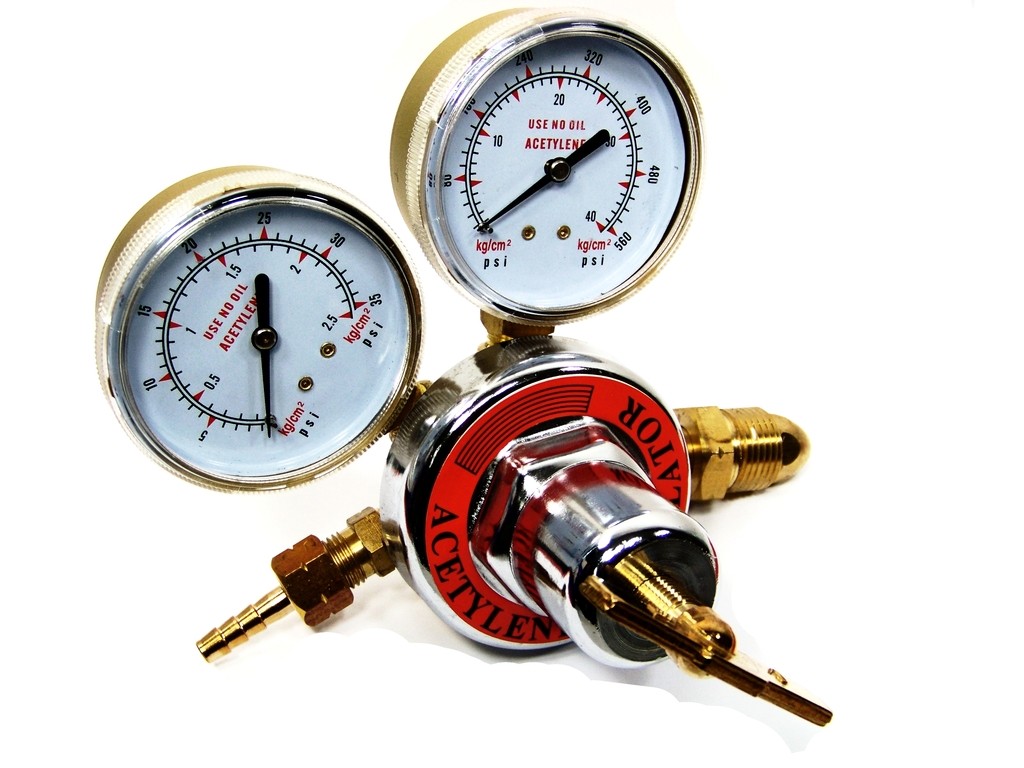 Acetylene Oxygen Gas Welding Regulator Pressure Gauge Fit Victor Solid Brass Set