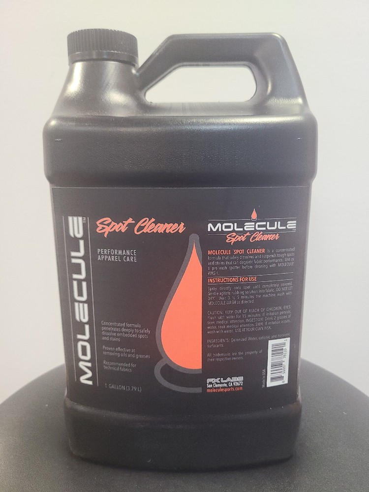 Molecule Spot Cleaner Gallon Performance Apparel Auto Racing Fire Retardant Safe