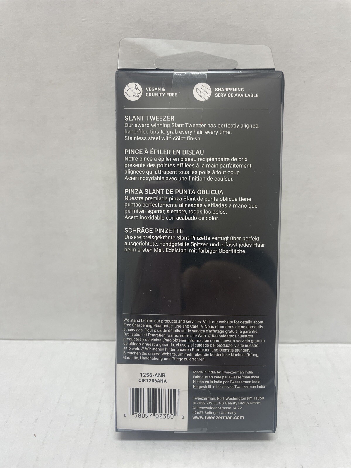 Tweezerman Slant Tweezer Happy 40th Birthday