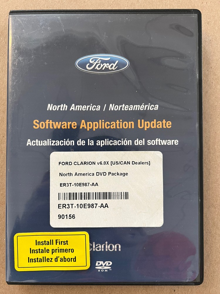2011 Ford Fusion Software Application Update & Navigation Map Update V6.0X